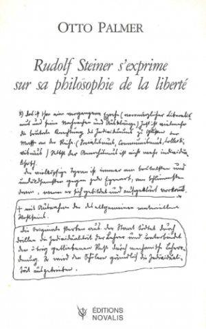 Rudolf Steiner - Philosophie de la liberté